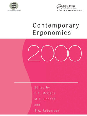cover image of Contemporary Ergonomics 2000